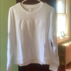 Fabletics white sweatshirt